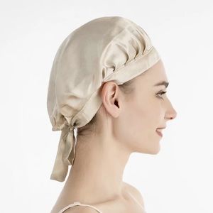 100% 22-momme Mulberry Silk Sleep Cap